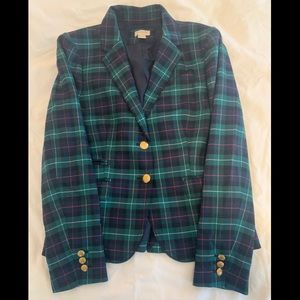 JCrew Factory Schoolboy Watch Plaid Blazer